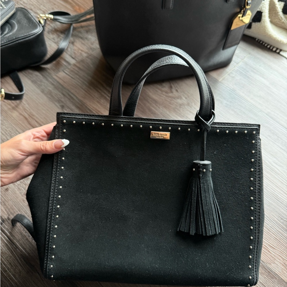 Suede Kate spade bag